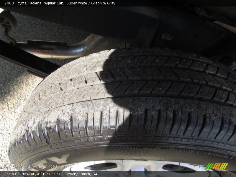 Super White / Graphite Gray 2008 Toyota Tacoma Regular Cab