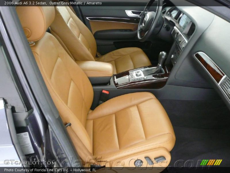 Oyster Grey Metallic / Amaretto 2006 Audi A6 3.2 Sedan