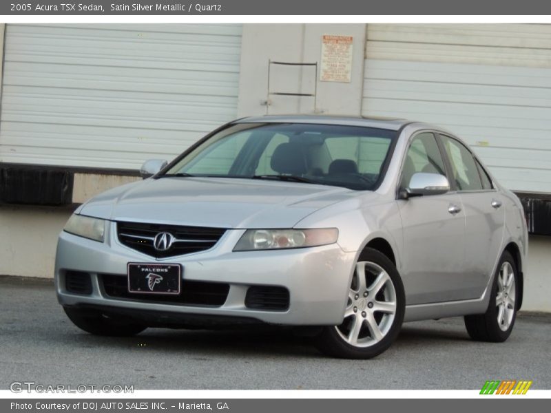 Satin Silver Metallic / Quartz 2005 Acura TSX Sedan