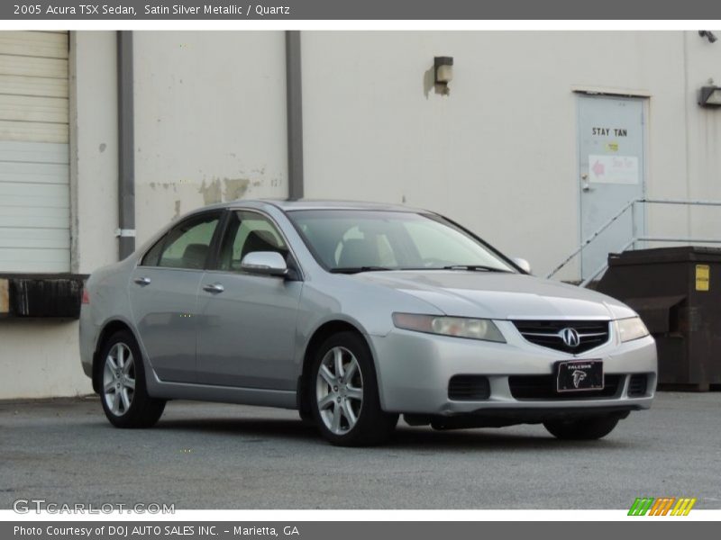 Satin Silver Metallic / Quartz 2005 Acura TSX Sedan
