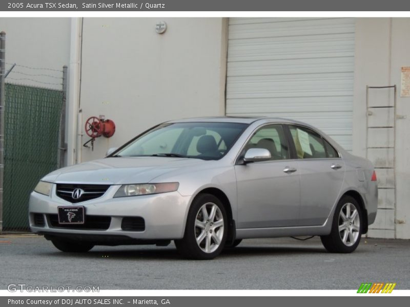 Satin Silver Metallic / Quartz 2005 Acura TSX Sedan