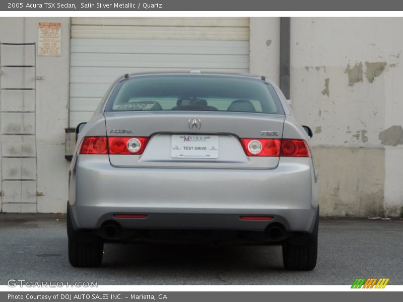Satin Silver Metallic / Quartz 2005 Acura TSX Sedan