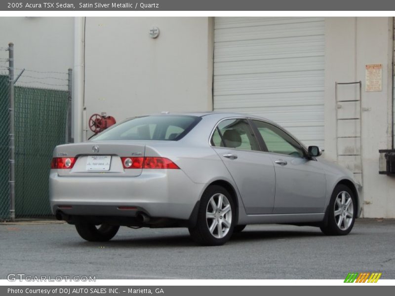 Satin Silver Metallic / Quartz 2005 Acura TSX Sedan