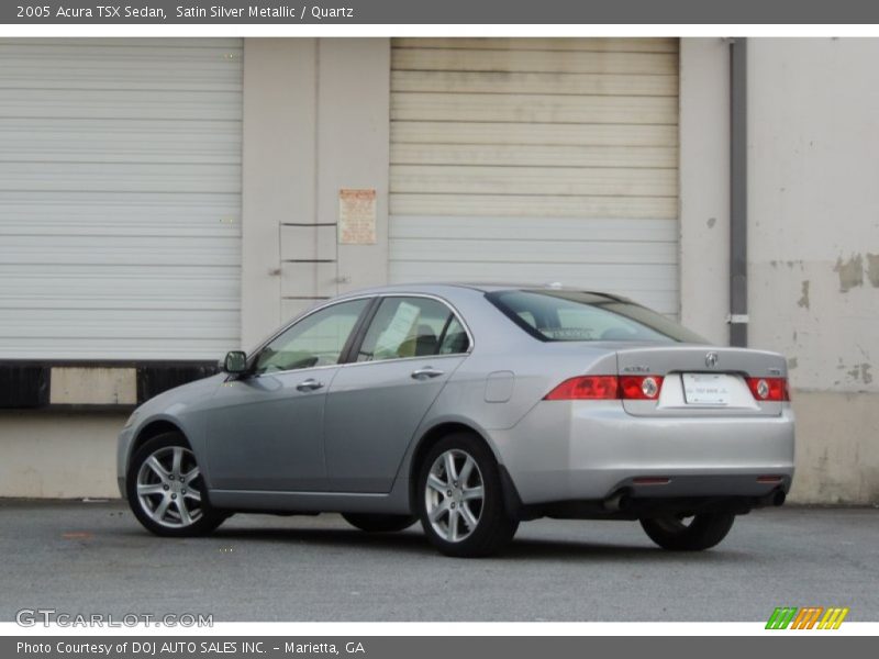 Satin Silver Metallic / Quartz 2005 Acura TSX Sedan