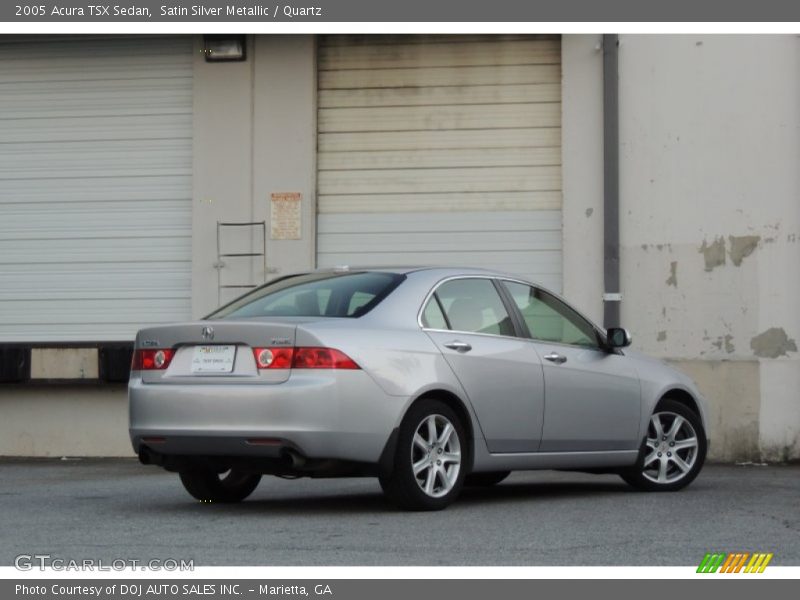 Satin Silver Metallic / Quartz 2005 Acura TSX Sedan