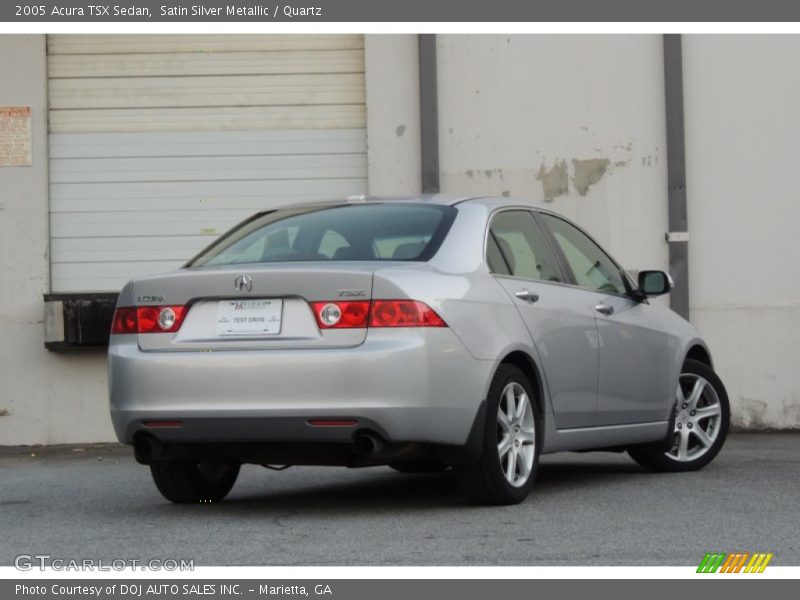 Satin Silver Metallic / Quartz 2005 Acura TSX Sedan