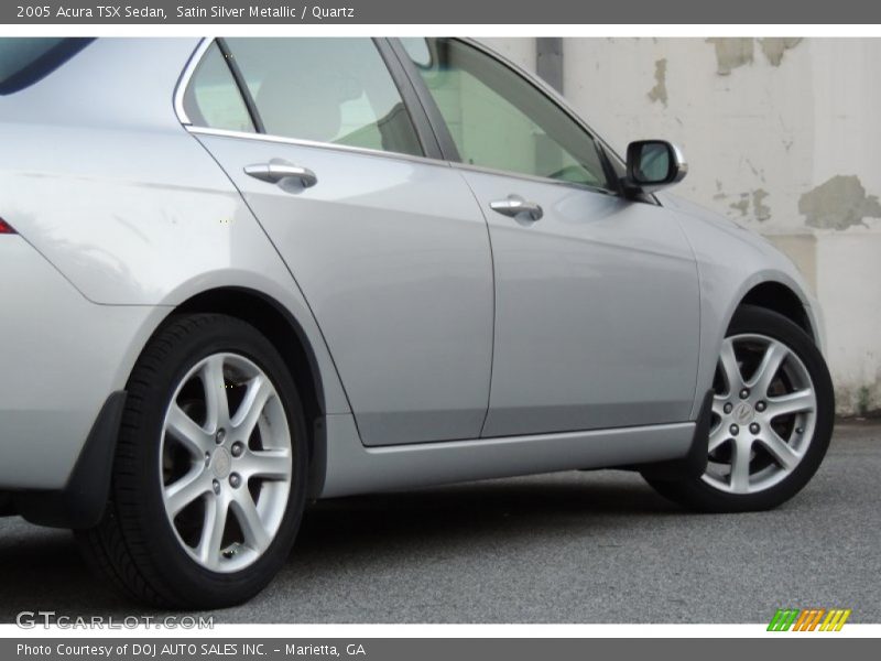 Satin Silver Metallic / Quartz 2005 Acura TSX Sedan