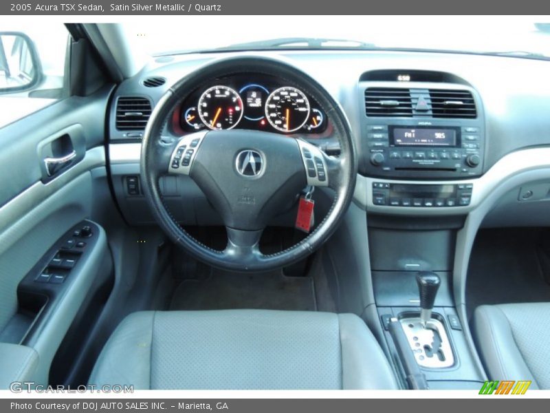 Satin Silver Metallic / Quartz 2005 Acura TSX Sedan