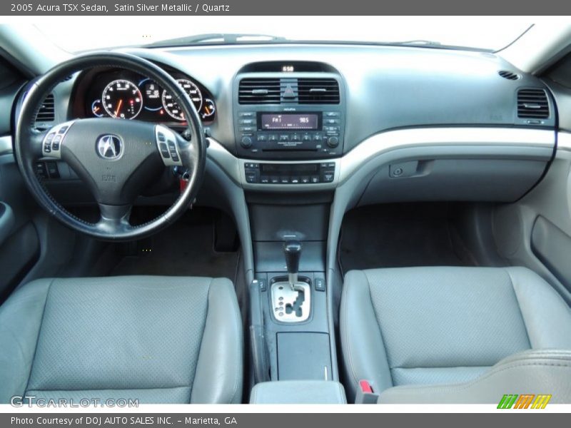 Satin Silver Metallic / Quartz 2005 Acura TSX Sedan
