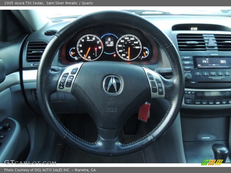 Satin Silver Metallic / Quartz 2005 Acura TSX Sedan