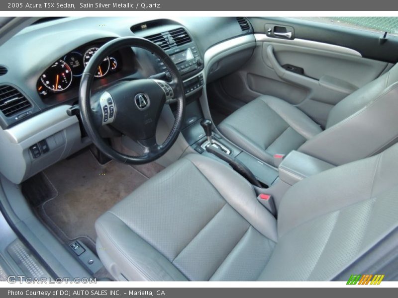 Satin Silver Metallic / Quartz 2005 Acura TSX Sedan