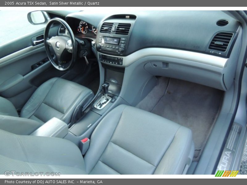 Satin Silver Metallic / Quartz 2005 Acura TSX Sedan