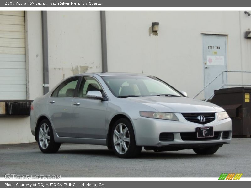 Satin Silver Metallic / Quartz 2005 Acura TSX Sedan