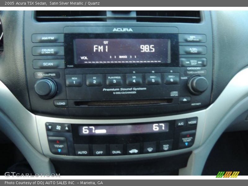 Satin Silver Metallic / Quartz 2005 Acura TSX Sedan