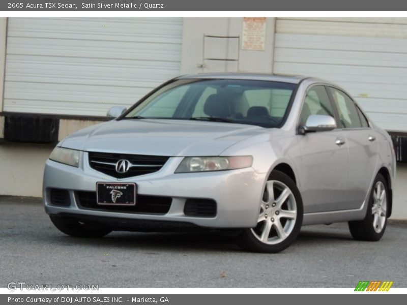 Satin Silver Metallic / Quartz 2005 Acura TSX Sedan