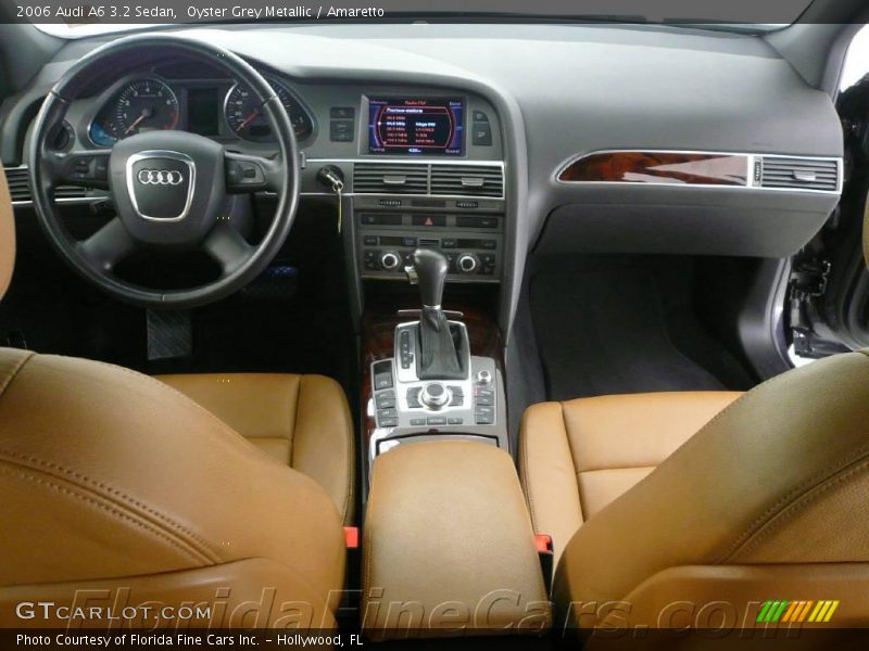 Oyster Grey Metallic / Amaretto 2006 Audi A6 3.2 Sedan