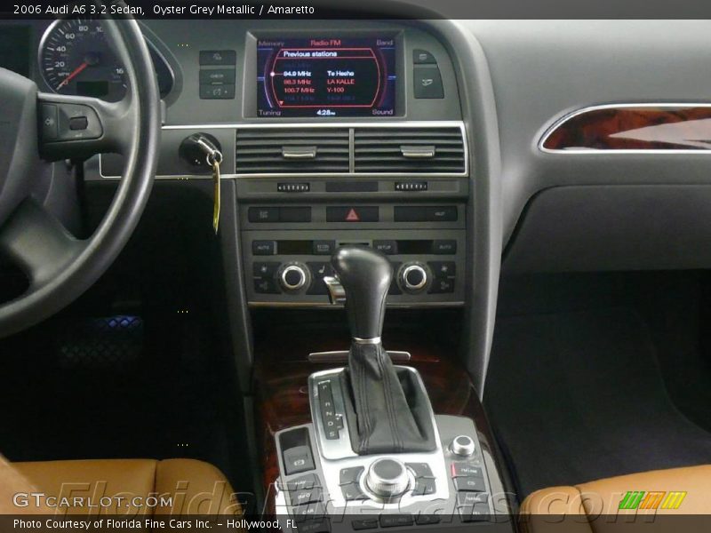 Oyster Grey Metallic / Amaretto 2006 Audi A6 3.2 Sedan