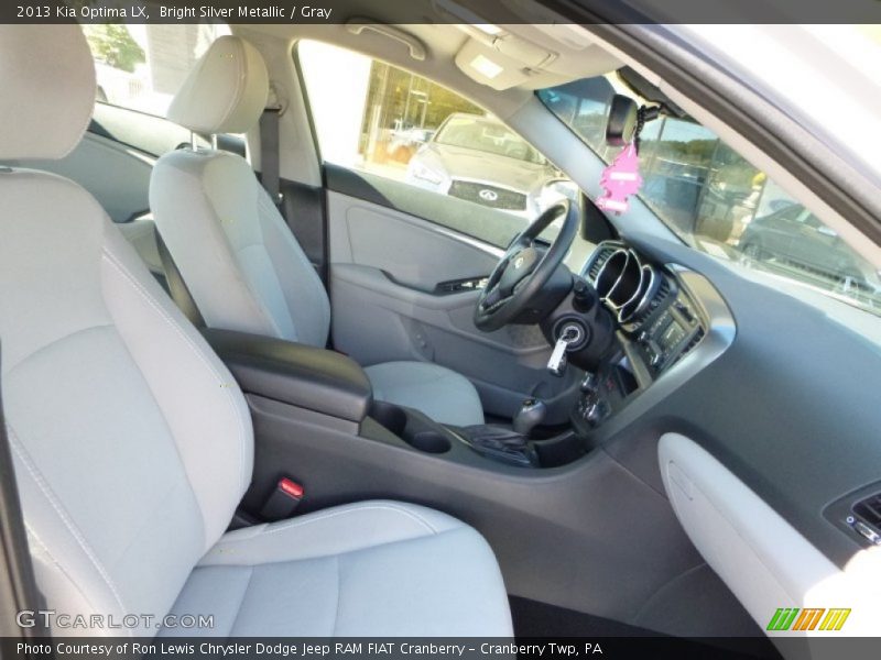 Bright Silver Metallic / Gray 2013 Kia Optima LX