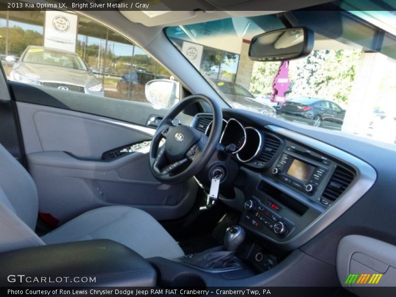Bright Silver Metallic / Gray 2013 Kia Optima LX