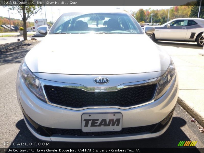 Bright Silver Metallic / Gray 2013 Kia Optima LX