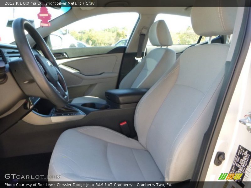 Bright Silver Metallic / Gray 2013 Kia Optima LX