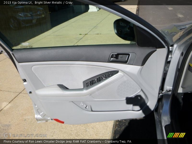 Bright Silver Metallic / Gray 2013 Kia Optima LX