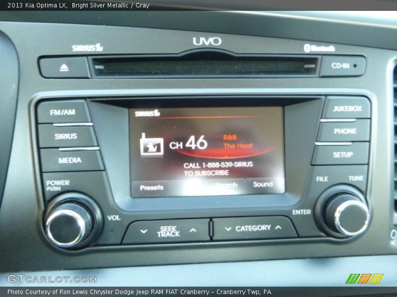 Bright Silver Metallic / Gray 2013 Kia Optima LX