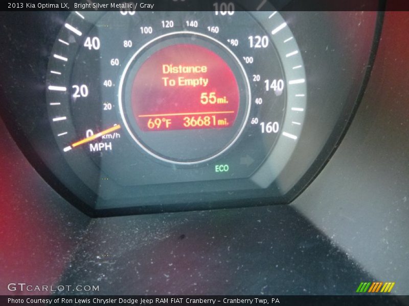 Bright Silver Metallic / Gray 2013 Kia Optima LX