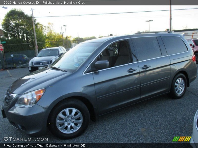 Polished Metal Metallic / Gray 2010 Honda Odyssey EX