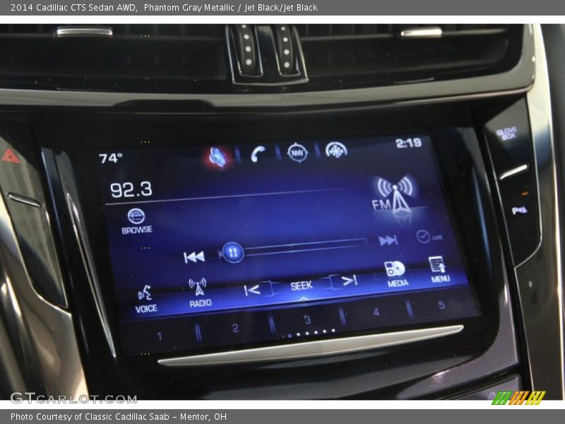 Phantom Gray Metallic / Jet Black/Jet Black 2014 Cadillac CTS Sedan AWD