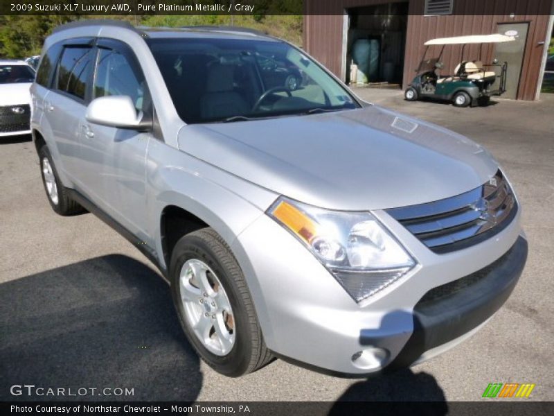 Pure Platinum Metallic / Gray 2009 Suzuki XL7 Luxury AWD