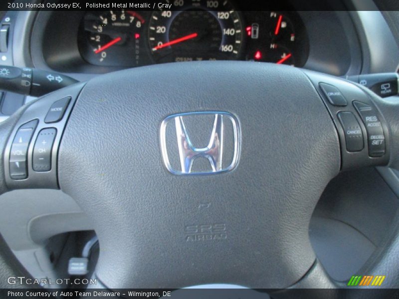 Polished Metal Metallic / Gray 2010 Honda Odyssey EX