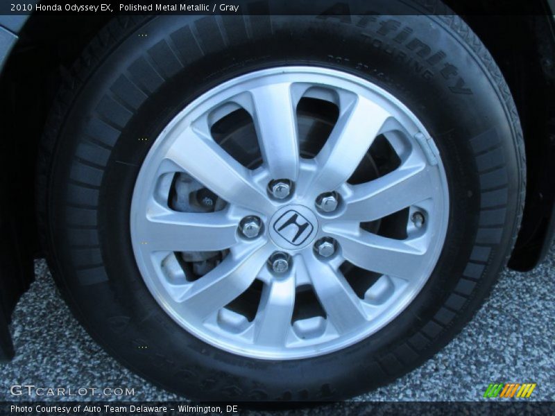 Polished Metal Metallic / Gray 2010 Honda Odyssey EX