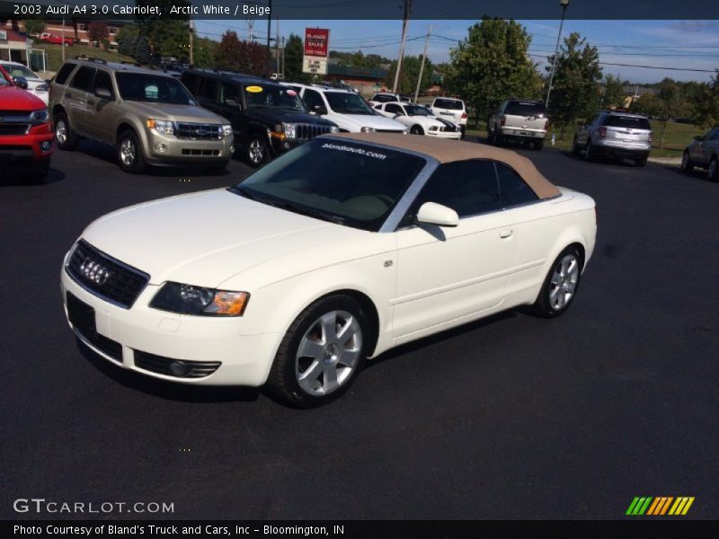 Front 3/4 View of 2003 A4 3.0 Cabriolet