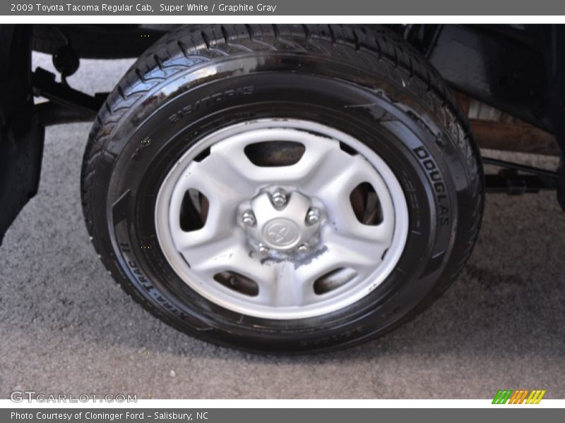 Super White / Graphite Gray 2009 Toyota Tacoma Regular Cab