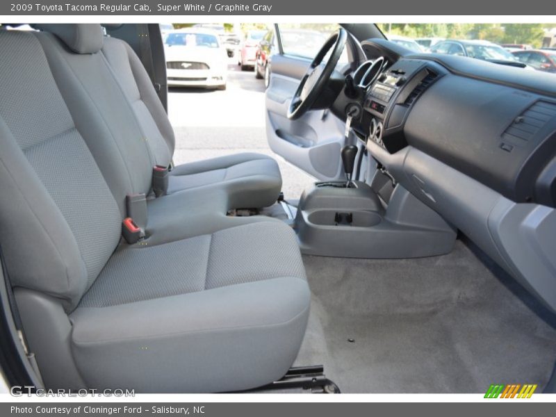 Super White / Graphite Gray 2009 Toyota Tacoma Regular Cab
