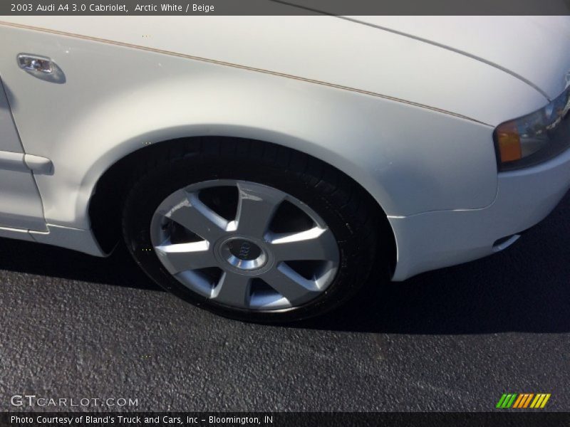Arctic White / Beige 2003 Audi A4 3.0 Cabriolet