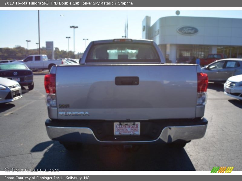 Silver Sky Metallic / Graphite 2013 Toyota Tundra SR5 TRD Double Cab