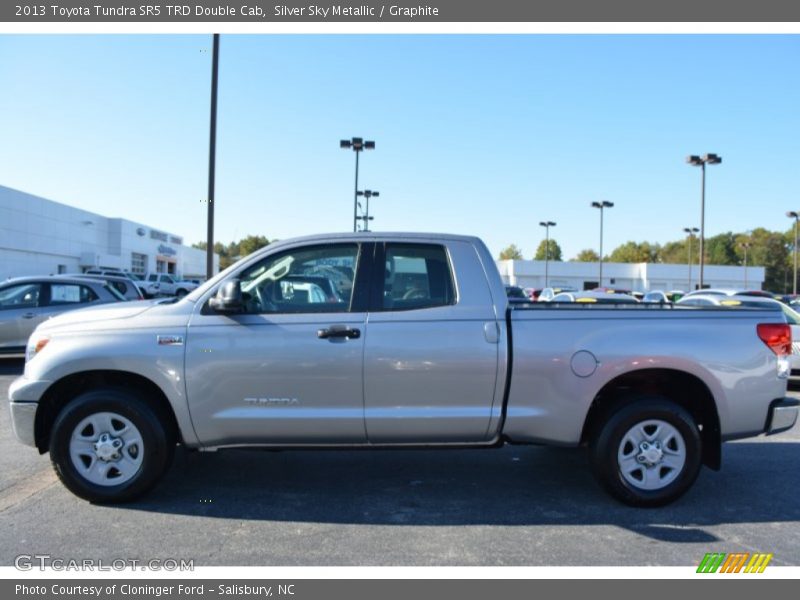 Silver Sky Metallic / Graphite 2013 Toyota Tundra SR5 TRD Double Cab