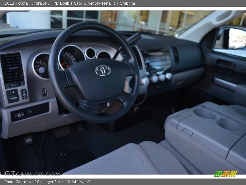 Silver Sky Metallic / Graphite 2013 Toyota Tundra SR5 TRD Double Cab