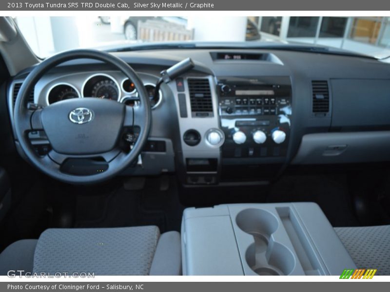 Silver Sky Metallic / Graphite 2013 Toyota Tundra SR5 TRD Double Cab
