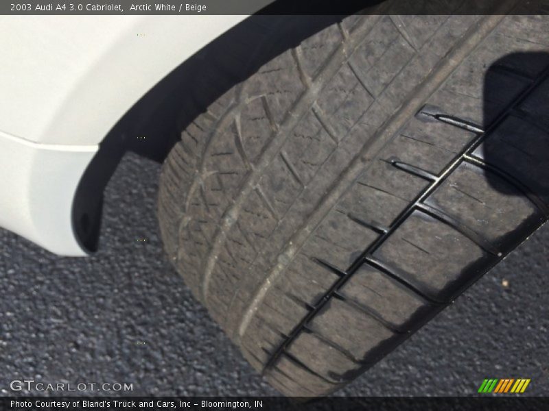 Arctic White / Beige 2003 Audi A4 3.0 Cabriolet