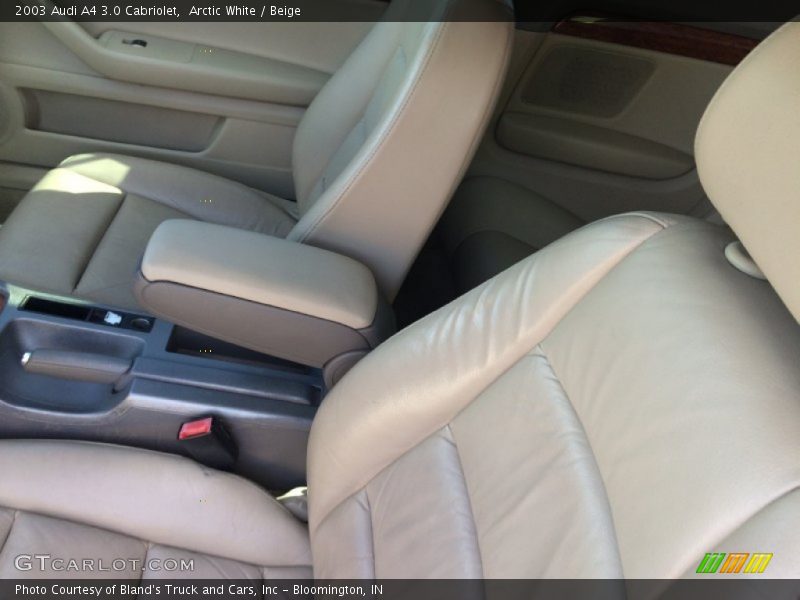 Arctic White / Beige 2003 Audi A4 3.0 Cabriolet