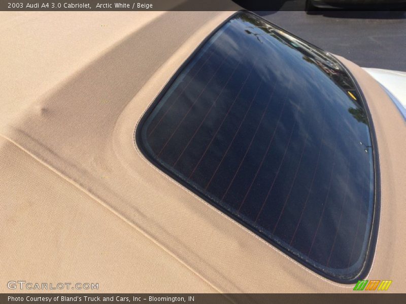 Arctic White / Beige 2003 Audi A4 3.0 Cabriolet