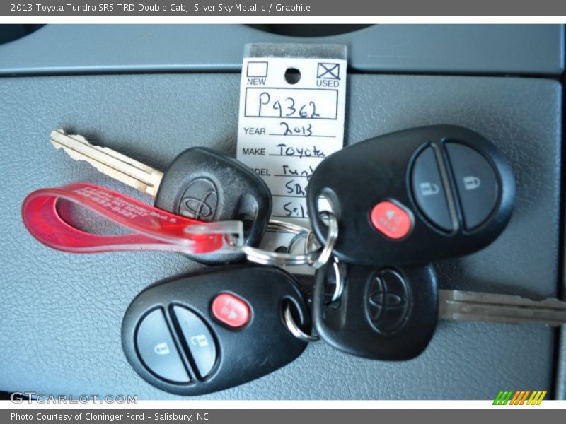 Silver Sky Metallic / Graphite 2013 Toyota Tundra SR5 TRD Double Cab