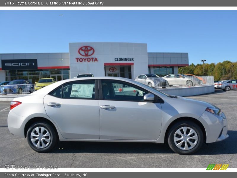 Classic Silver Metallic / Steel Gray 2016 Toyota Corolla L