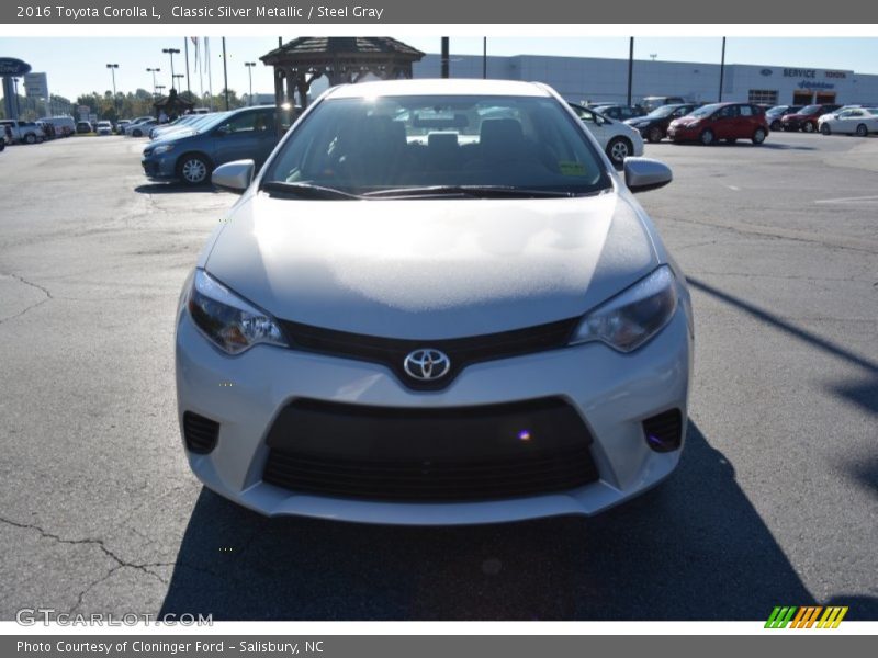 Classic Silver Metallic / Steel Gray 2016 Toyota Corolla L
