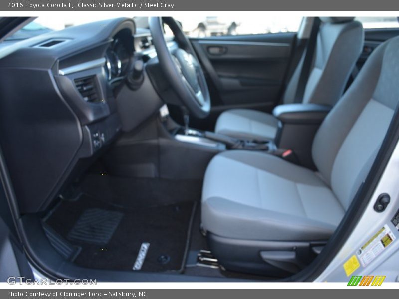 Classic Silver Metallic / Steel Gray 2016 Toyota Corolla L