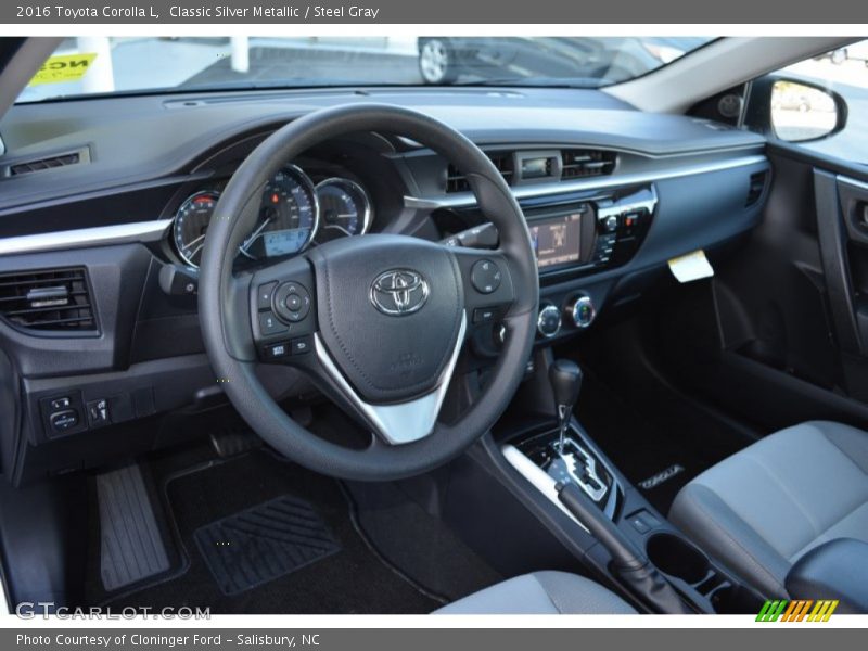Classic Silver Metallic / Steel Gray 2016 Toyota Corolla L