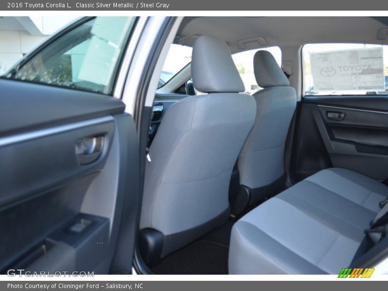 Classic Silver Metallic / Steel Gray 2016 Toyota Corolla L